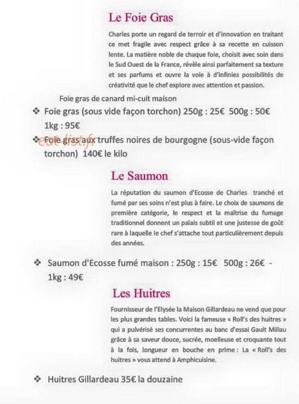 Amphicuisine — carte page 3