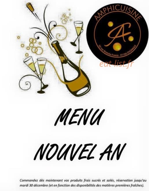 Amphicuisine — carte page 1