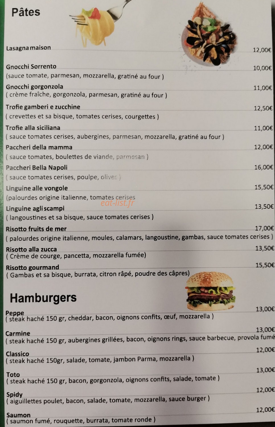 Bella Napoli — carte page 2
