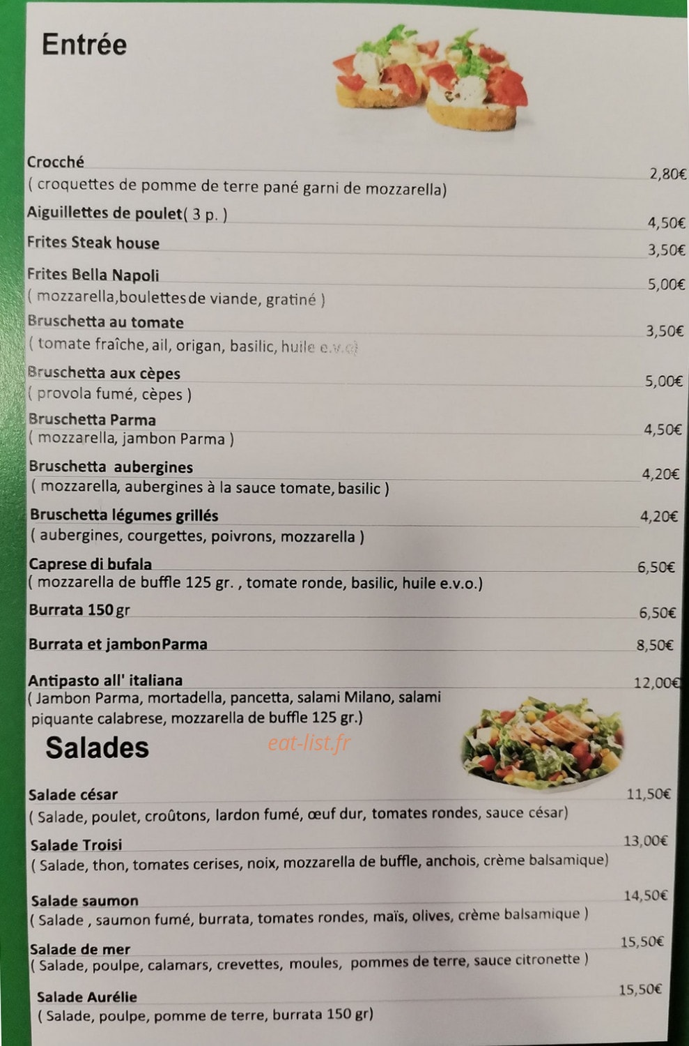 Bella Napoli — carte page 1