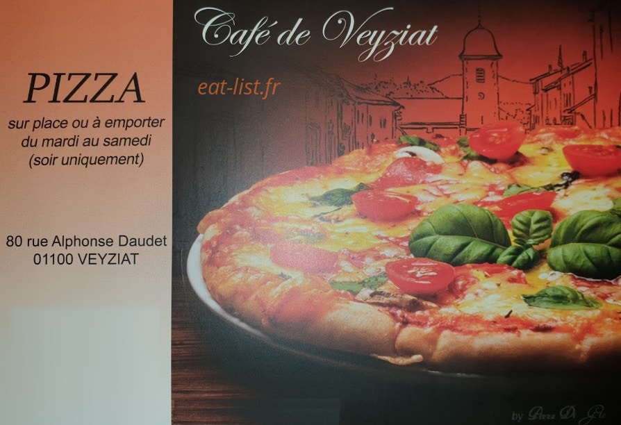 Café de Veyziat — carte page 1