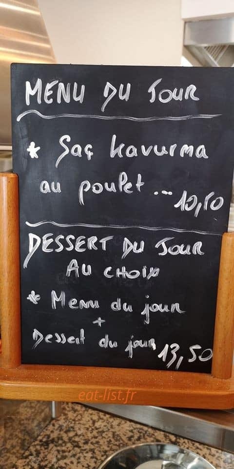 Carte et menu de Grillades Avenue à Oyonnax — Le menu