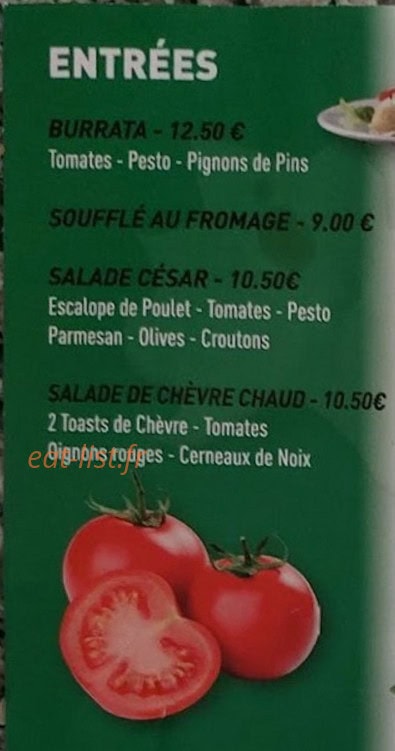 L’arrabiata — carte page 1