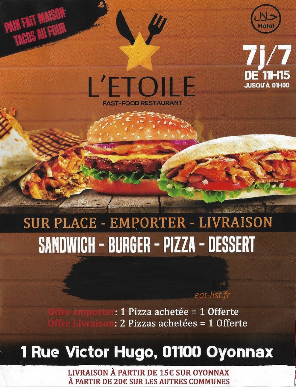 L'etoile — carte page 1