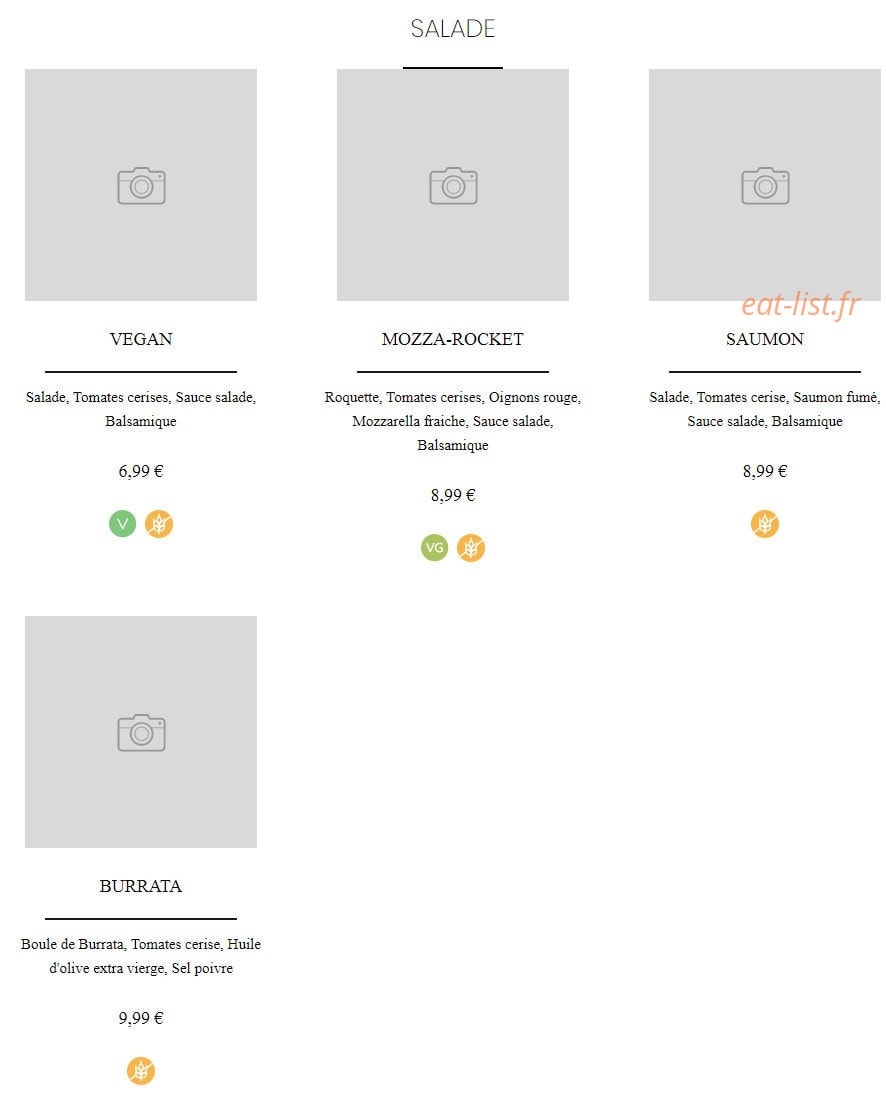 La Piazza — carte page 4