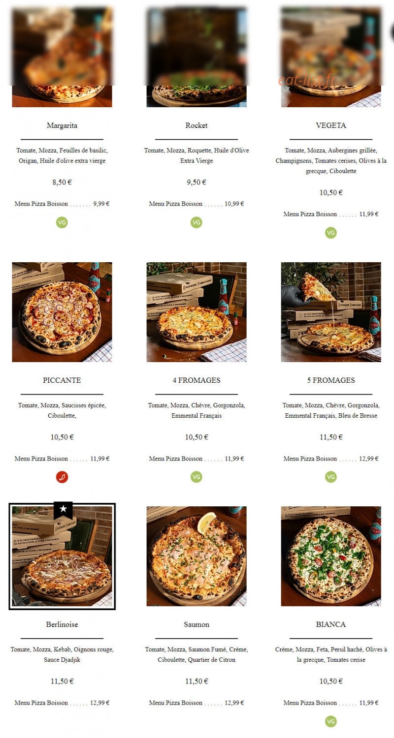 La Piazza — carte page 1
