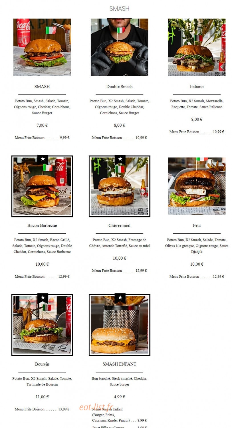 La Piazza — carte page 3