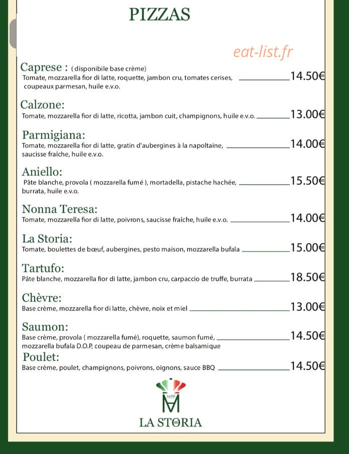La Storia — carte page 6