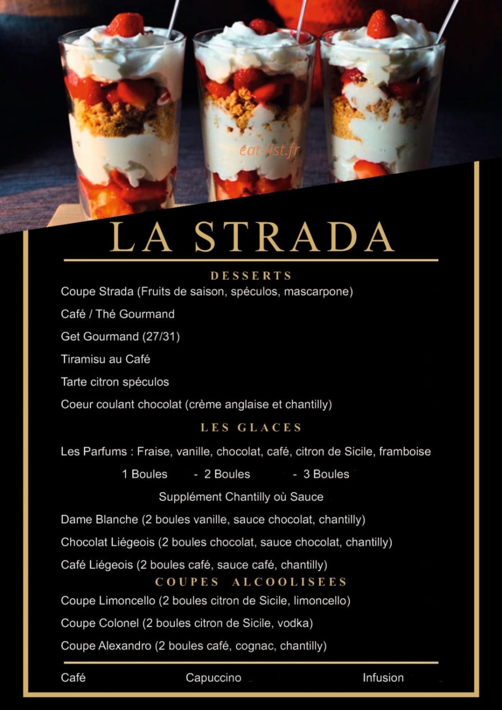 La Strada — carte page 4
