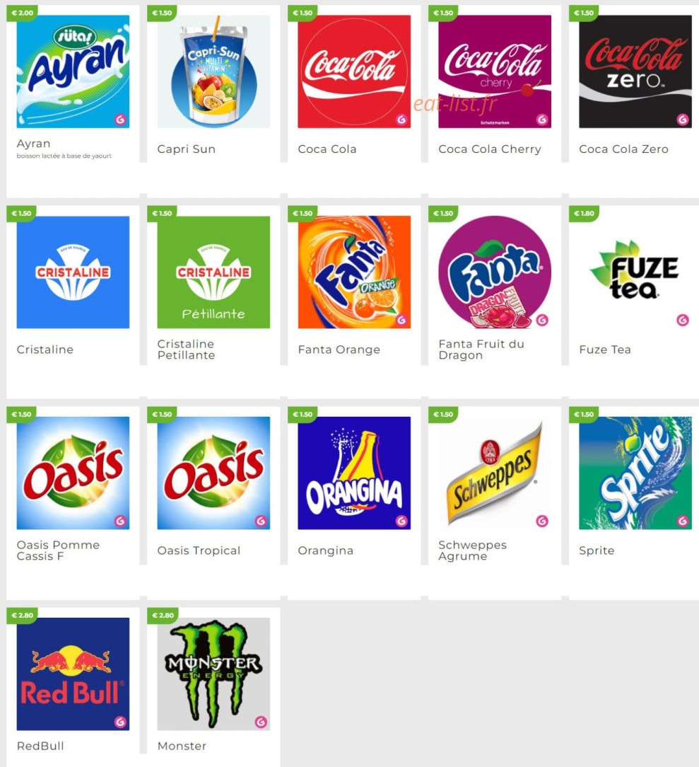 Islafood — carte page 13