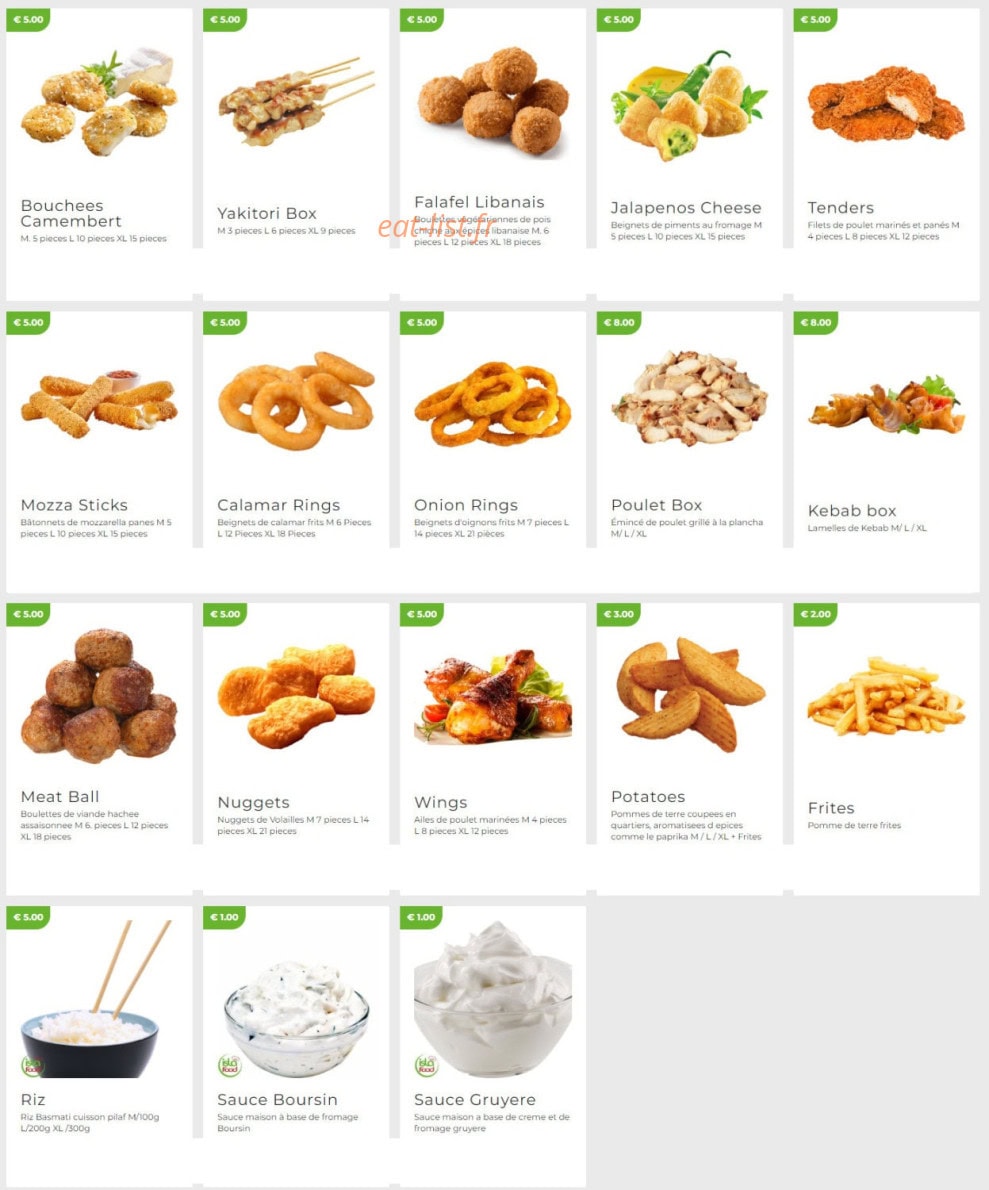 Islafood — carte page 10