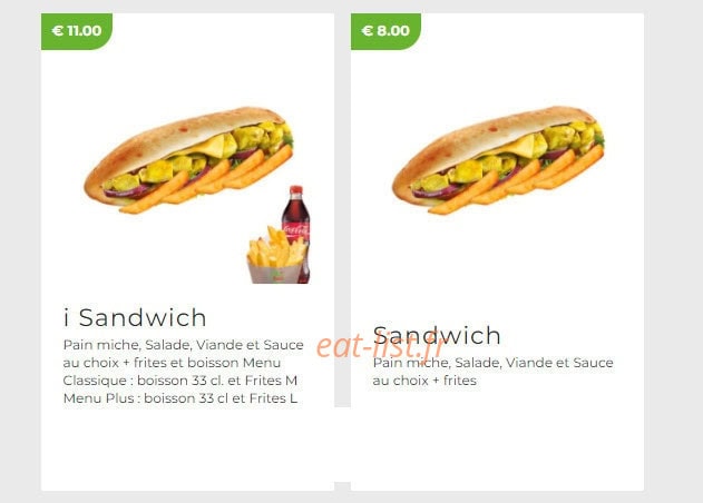 Islafood — carte page 7