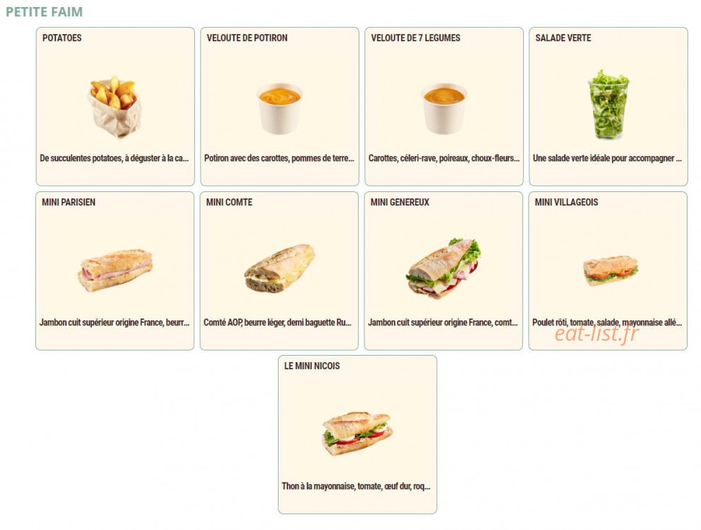 Pomme de Pain — carte page 7