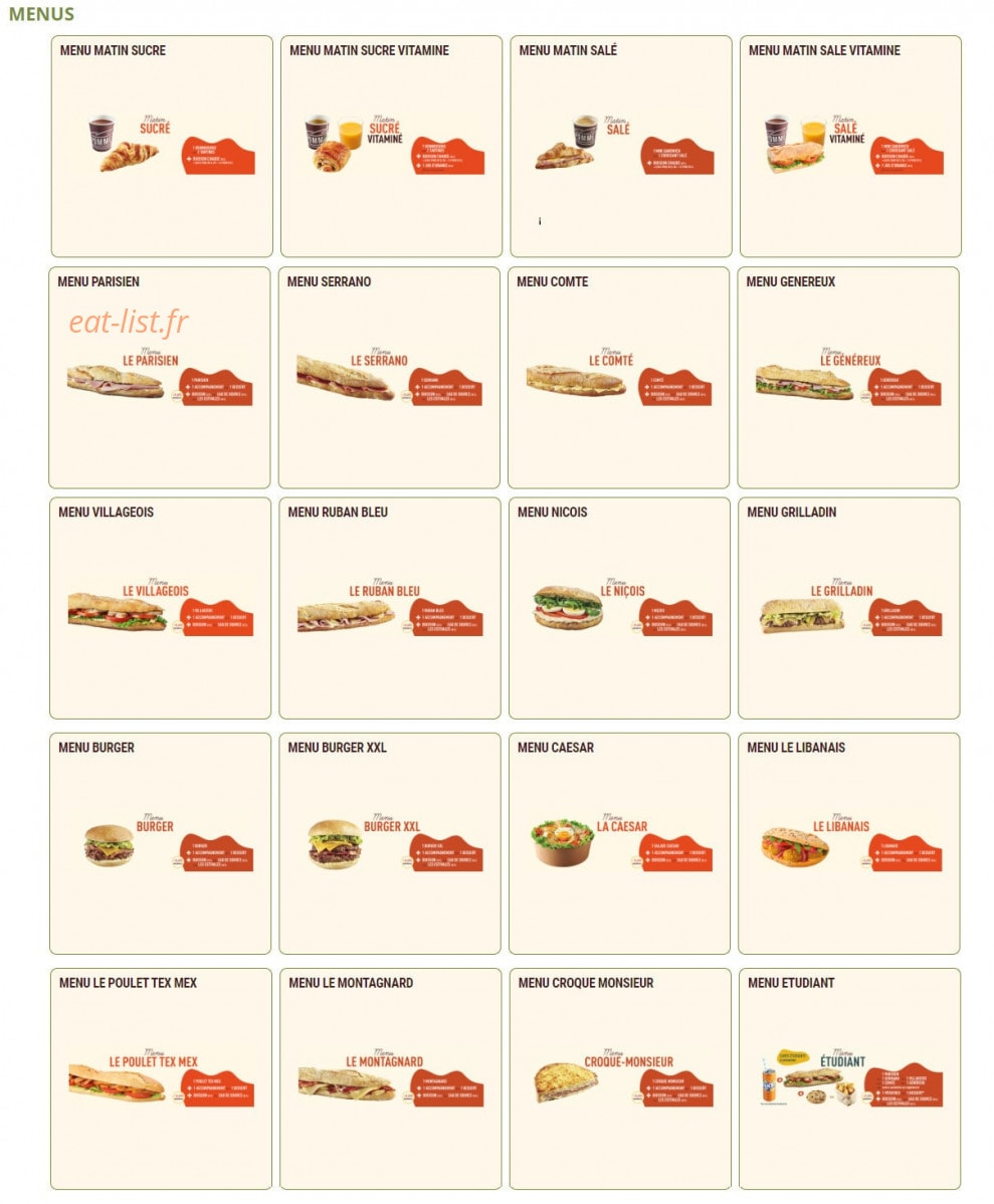 Pomme de Pain — carte page 11