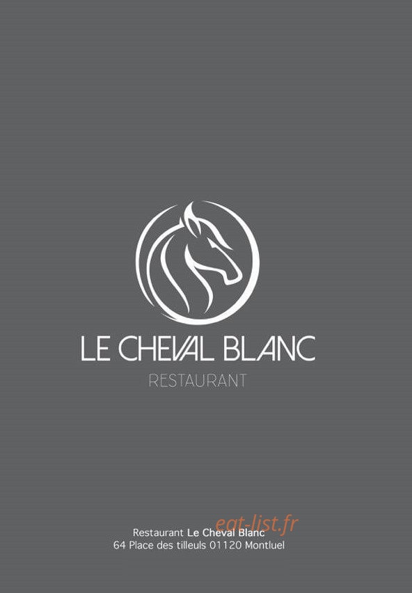 Le Cheval Blanc — carte page 1
