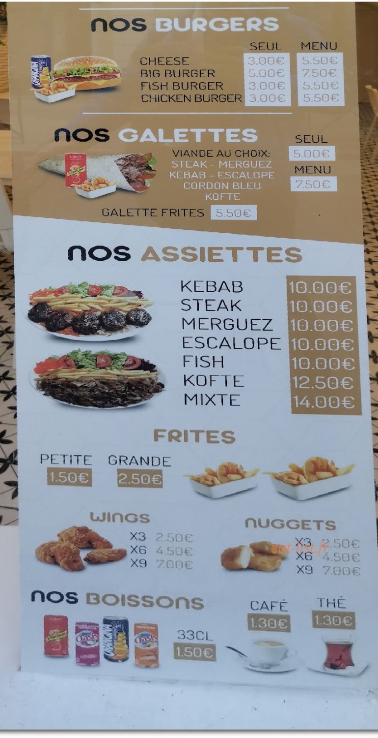 Montluel kebab — carte page 2