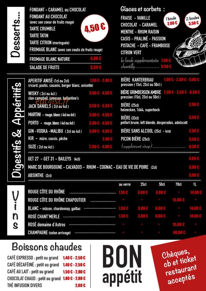 Nes-Resto — carte page 4