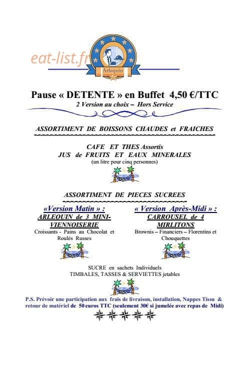 Arlequin — carte page 6