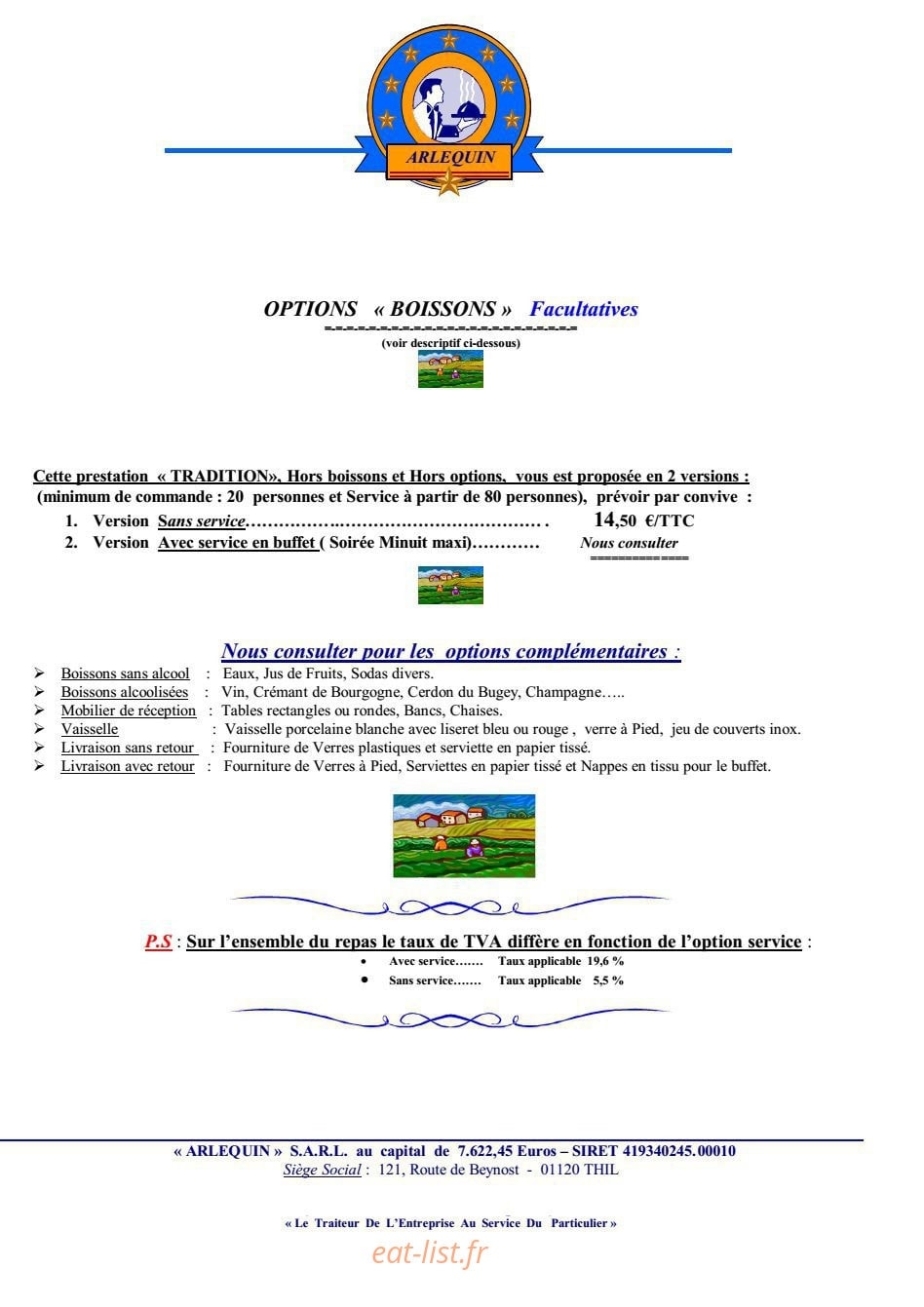Arlequin — carte page 24