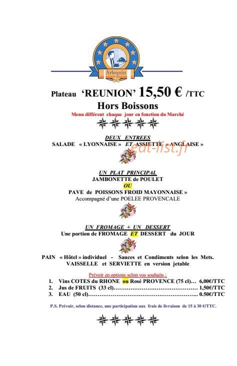 Arlequin — carte page 4