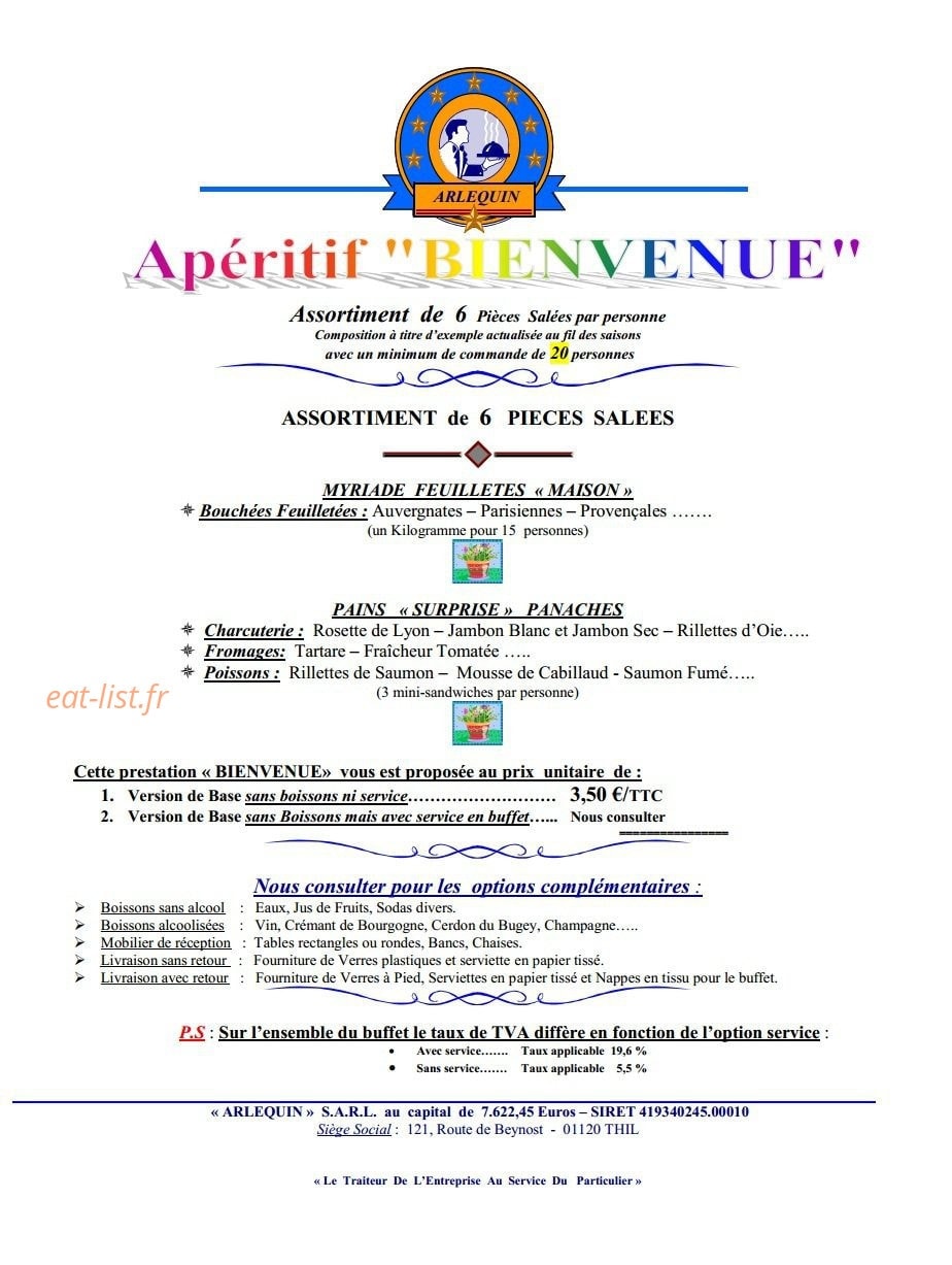 Arlequin — carte page 10