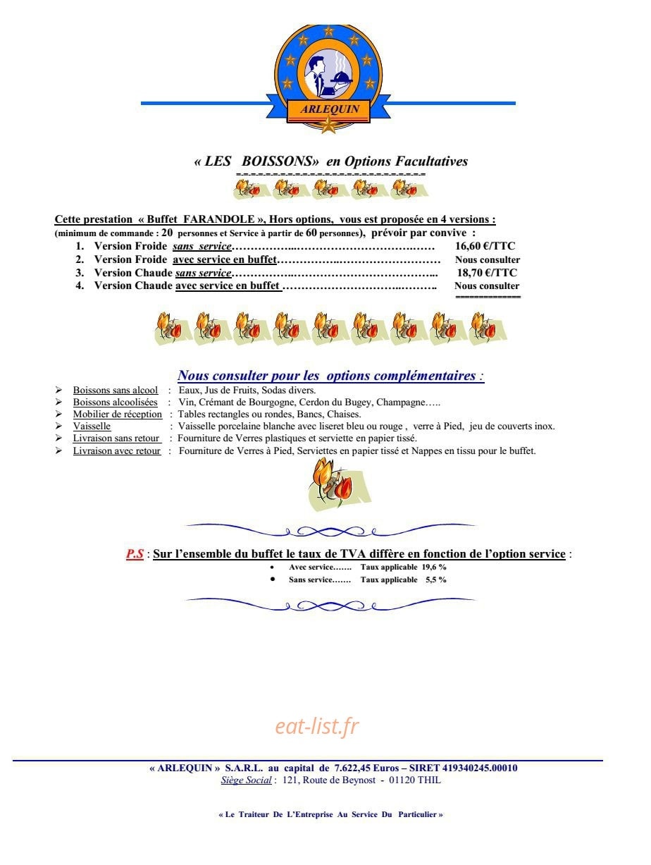 Arlequin — carte page 9