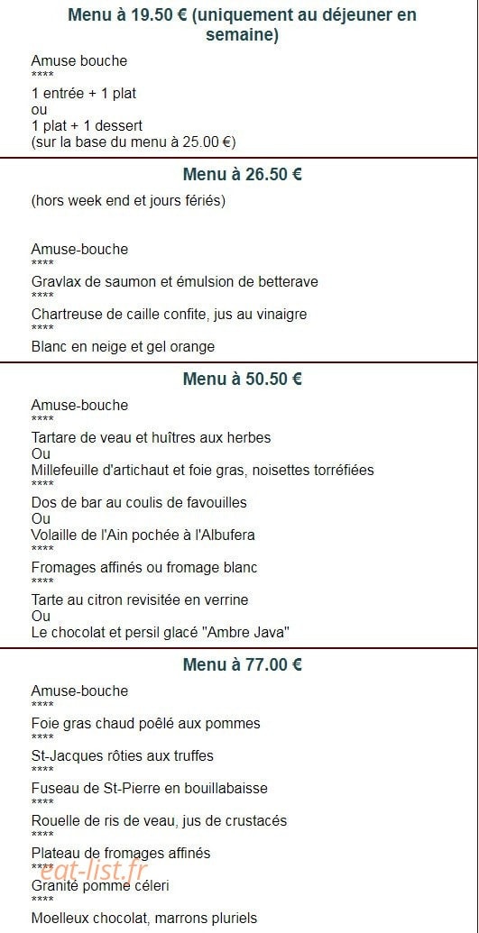 L'Embarcadère — carte page 1