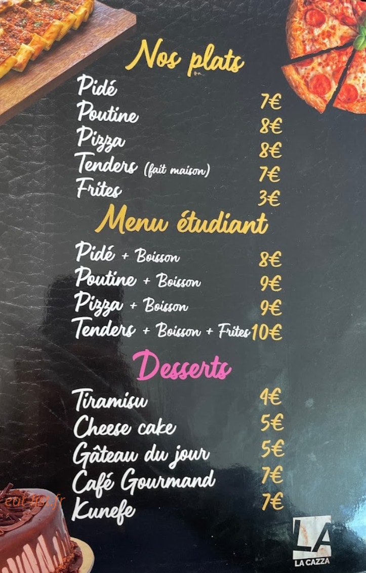 La Cazza — carte page 1