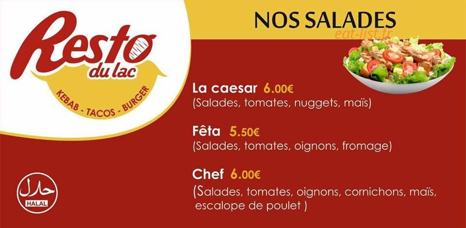 Resto du lac — carte page 1