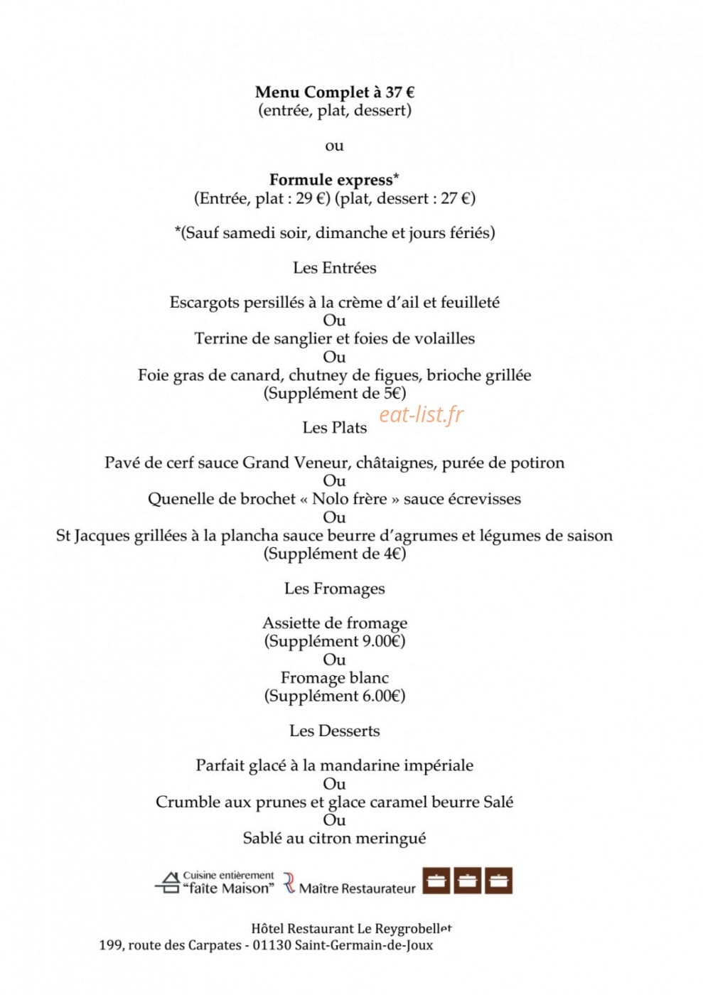 Reygrobellet — carte page 1