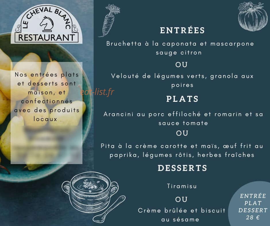 Le Cheval Blanc — carte page 3