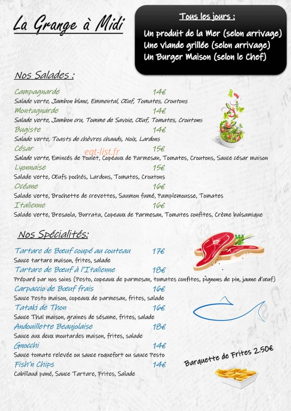 La Grange — carte page 1