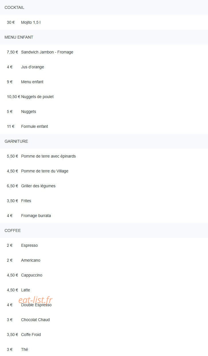Le Goût — carte page 7