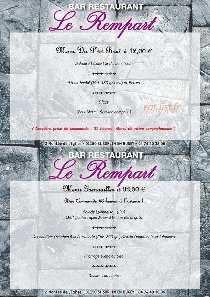 Le Rempart — carte page 4