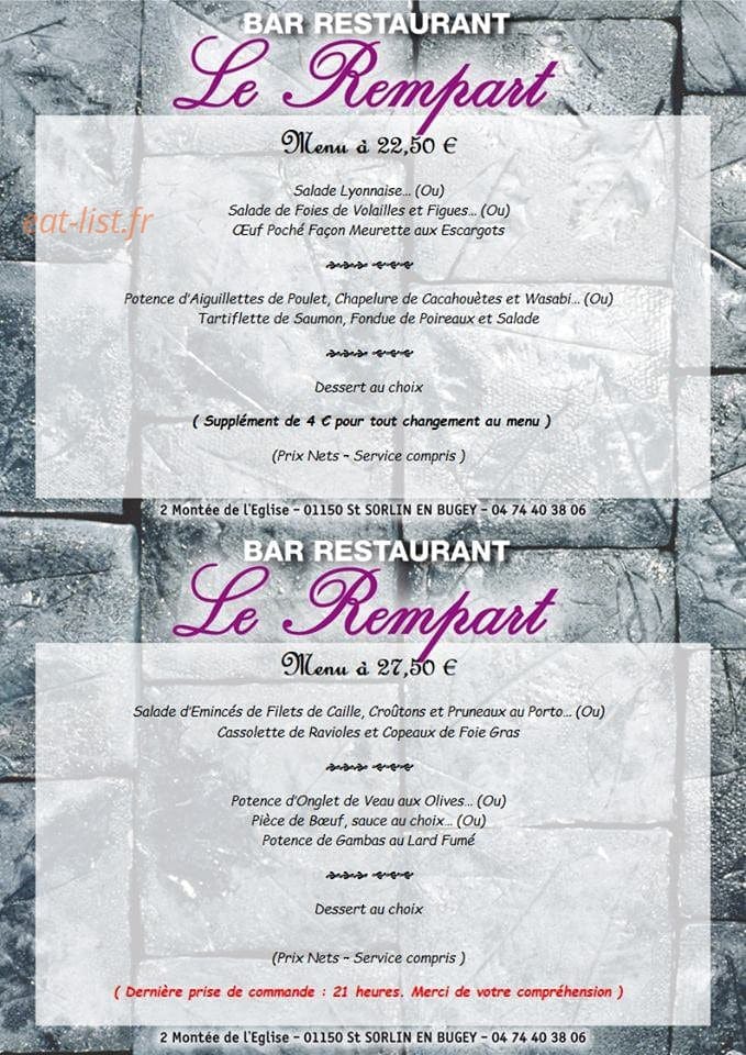 Le Rempart — carte page 3