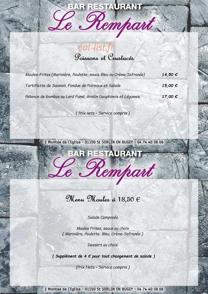 Le Rempart — carte page 2