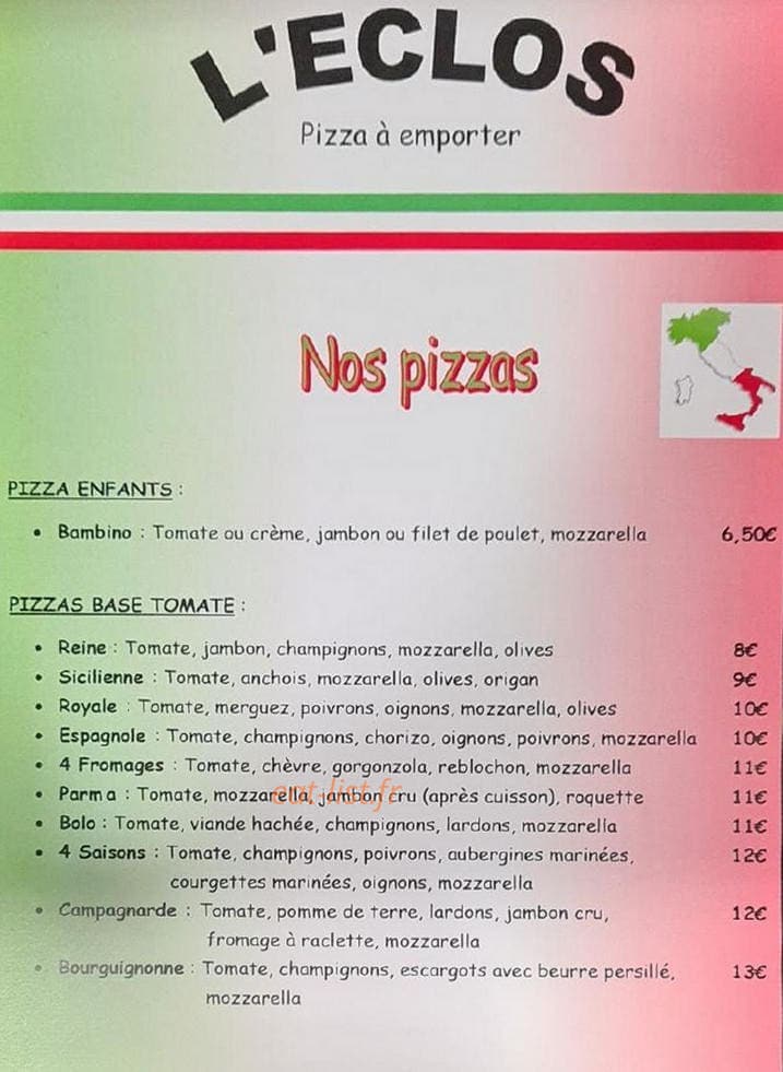 L'éclos — carte page 1