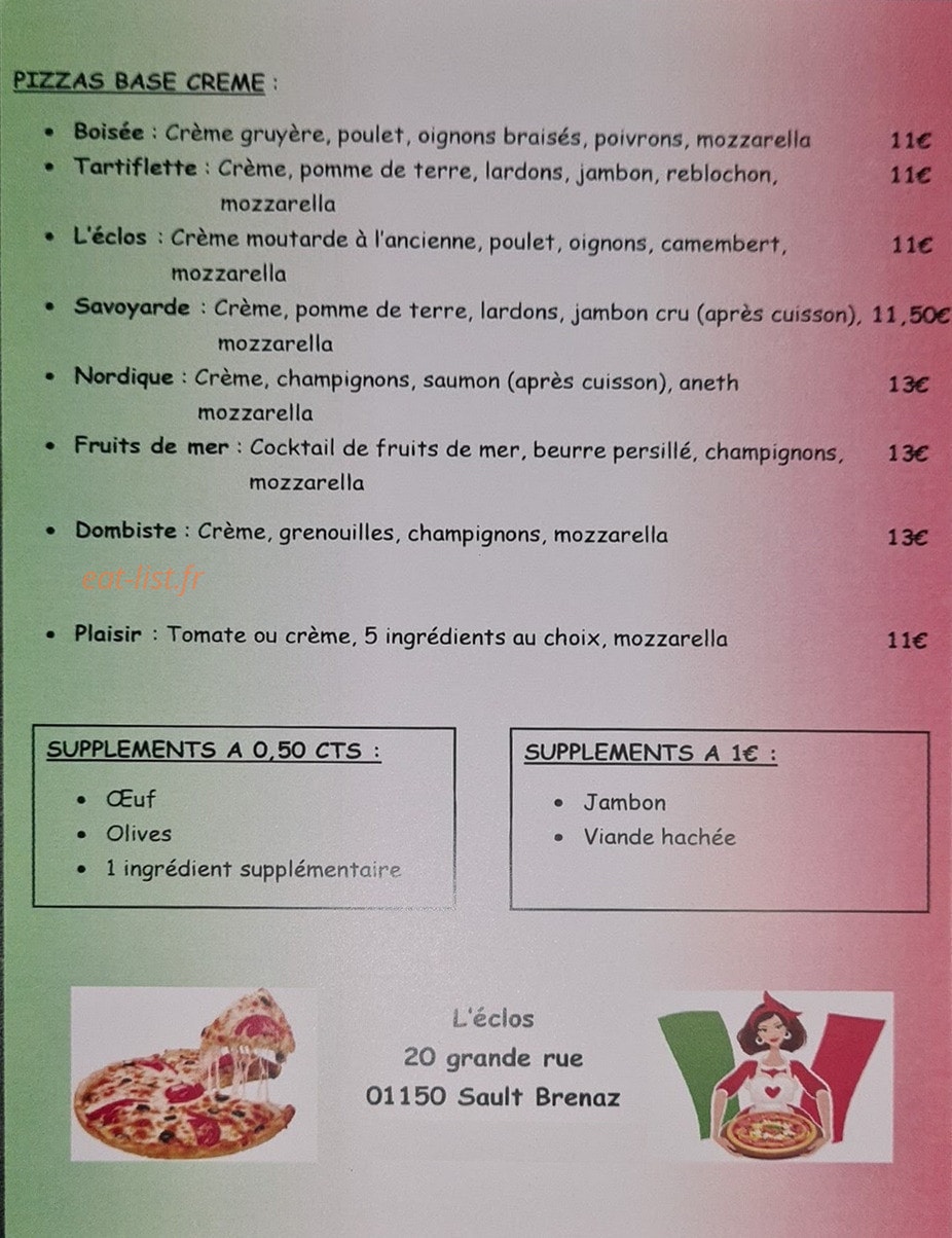 L'éclos — carte page 2