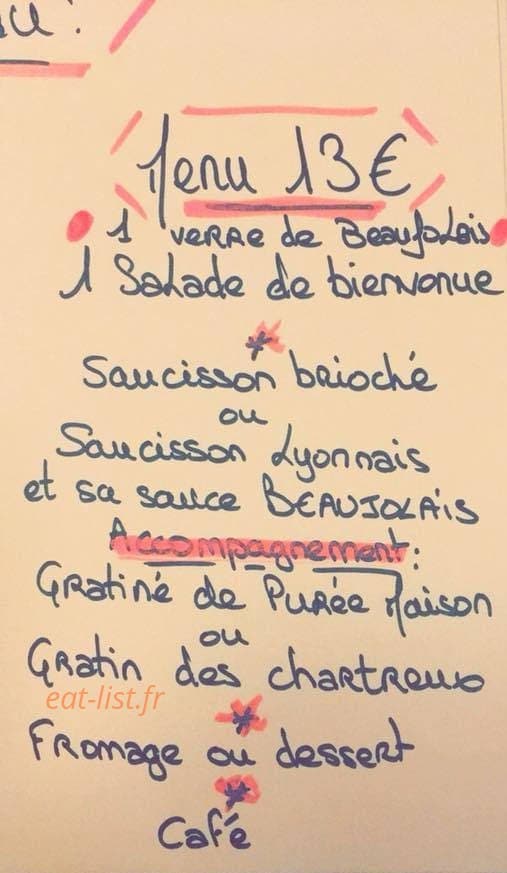 L'Auberge de Soudon — carte page 2