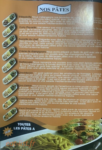 I-food — carte page 3