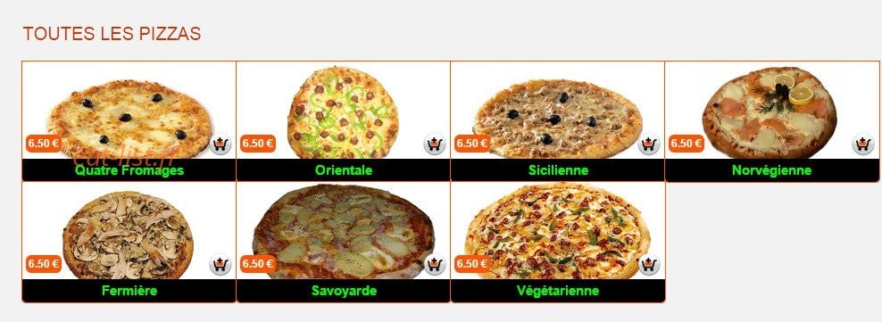 I-food — carte page 3