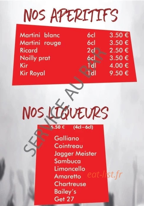 Cadence Café — carte page 6