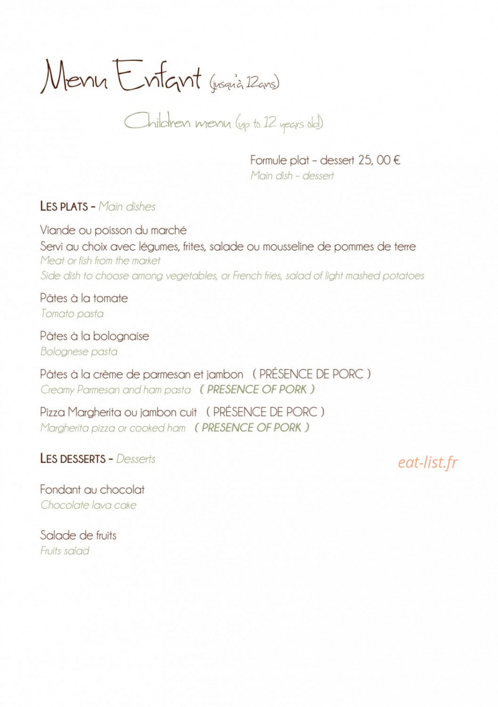 Le Jardin — carte page 6