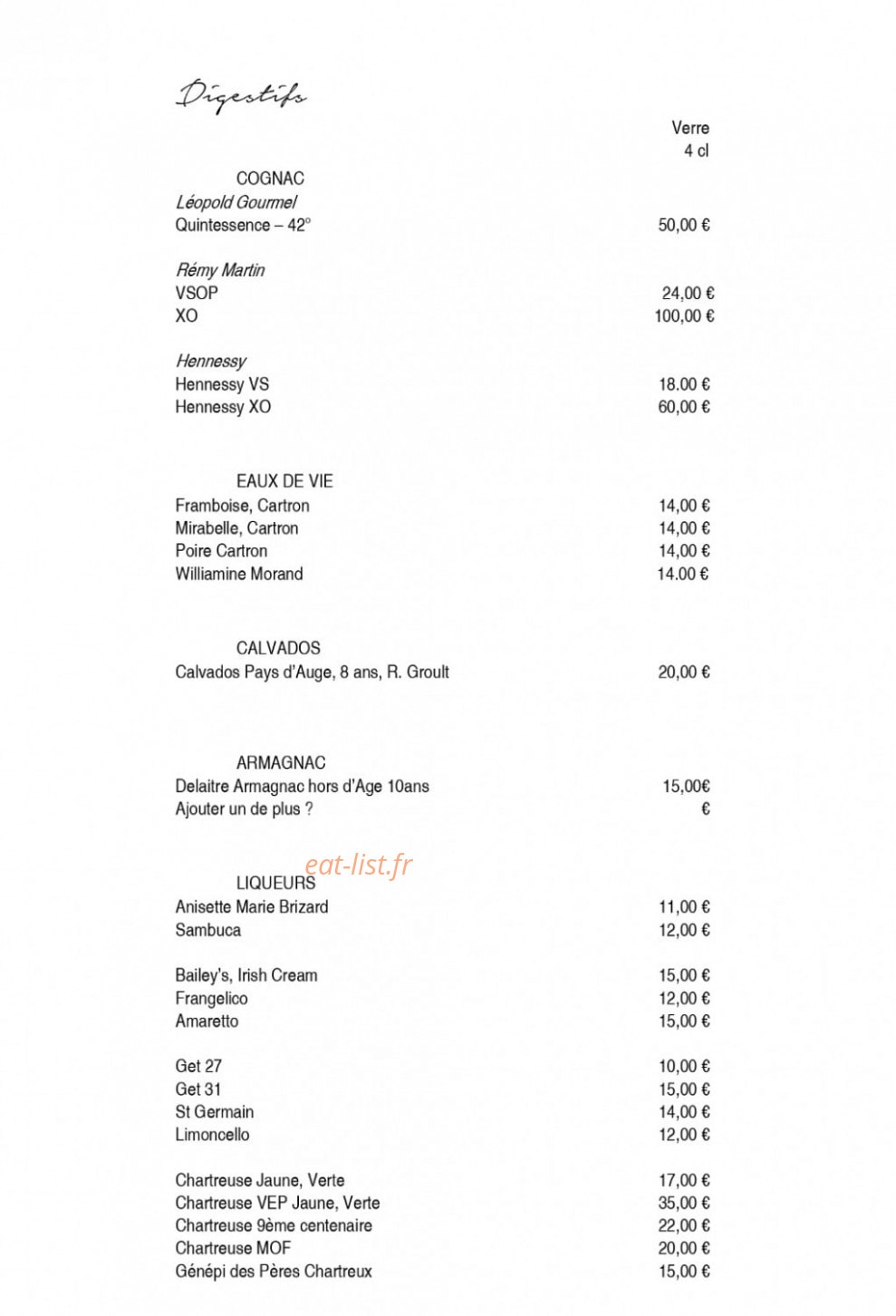 Le Jardin — carte page 19