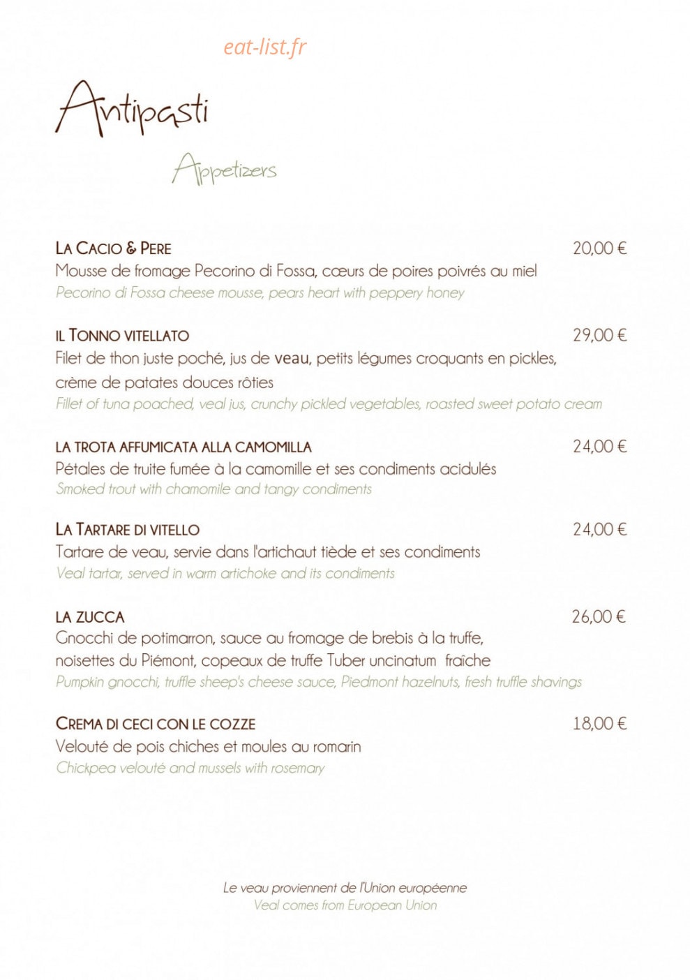 Le Jardin — carte page 2