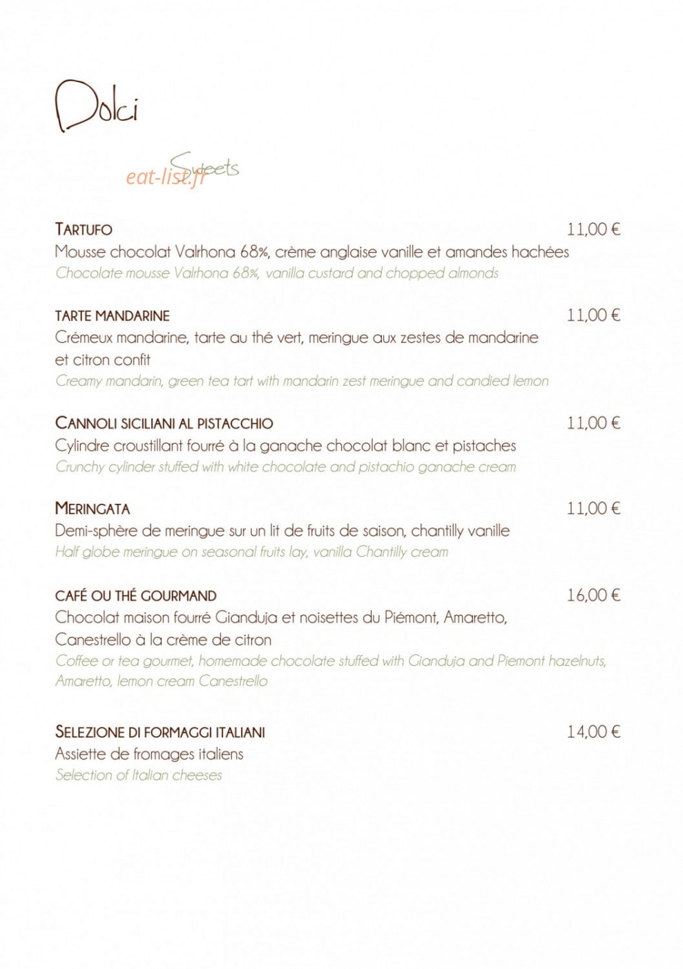 Le Jardin — carte page 5