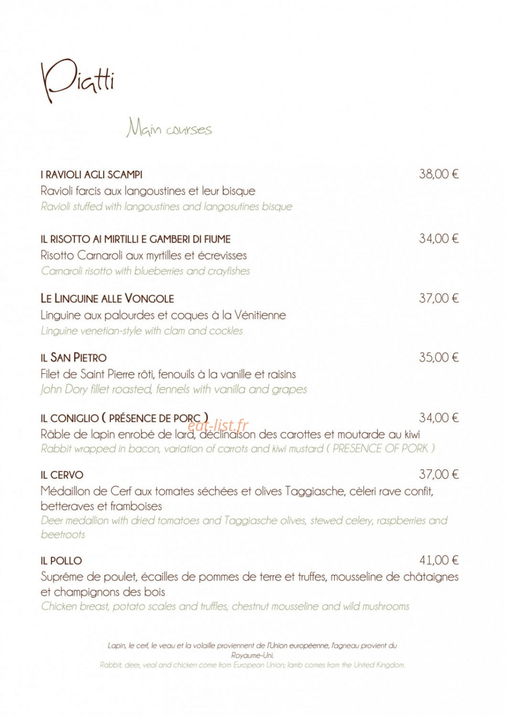 Le Jardin — carte page 3