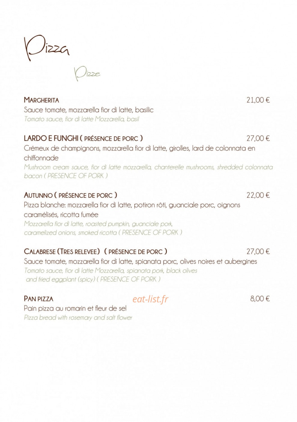 Le Jardin — carte page 4