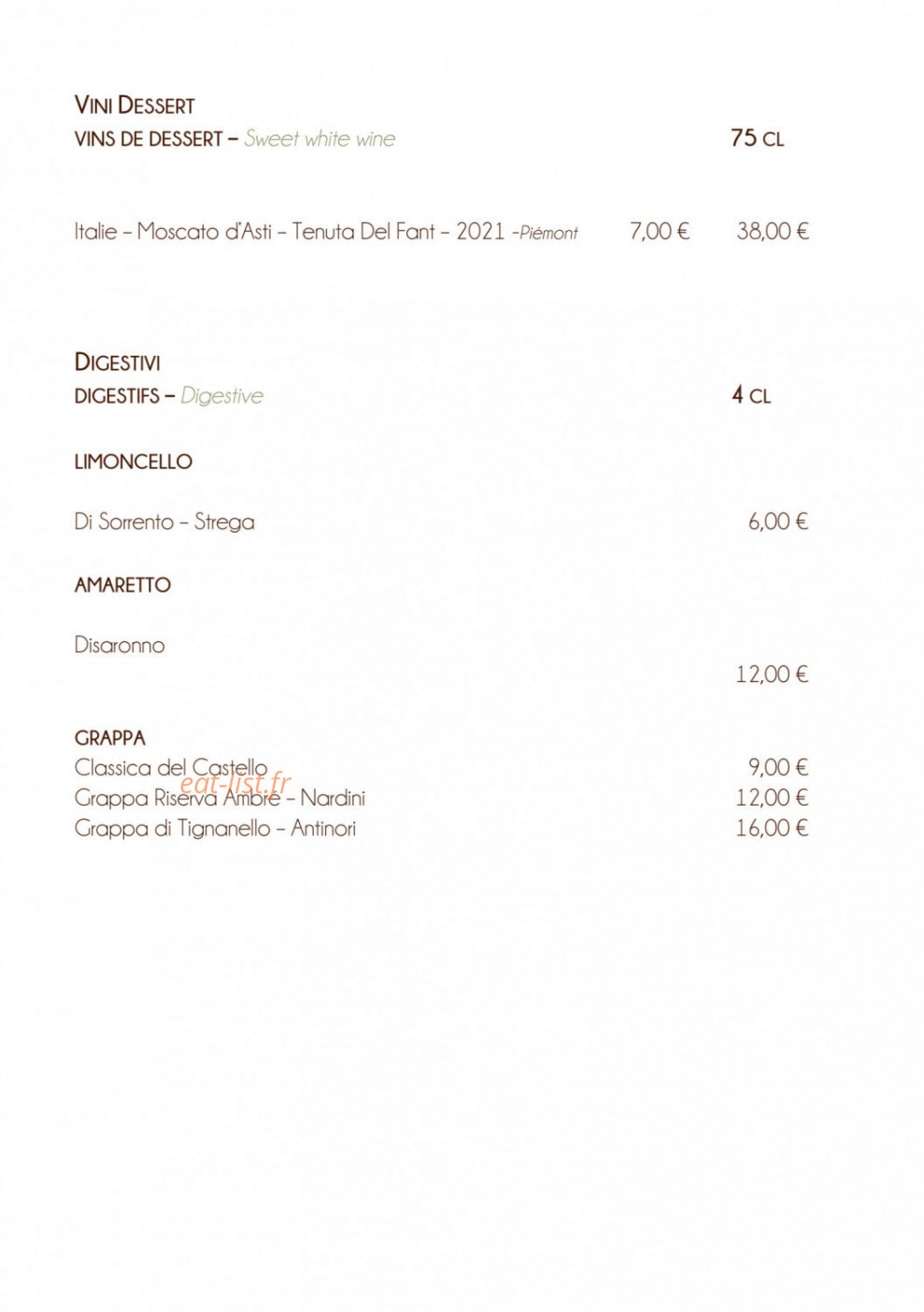 Le Jardin — carte page 11
