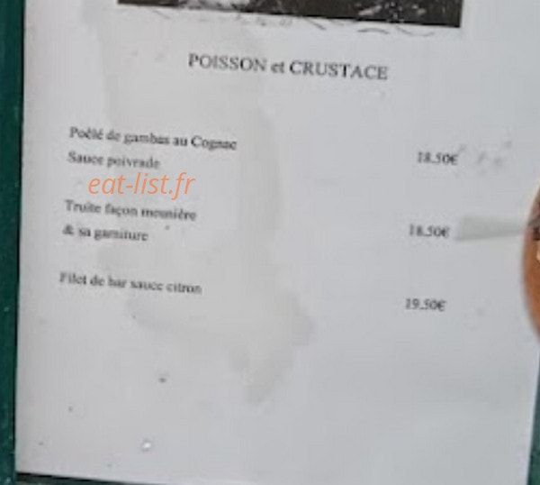 La Croustille — carte page 3